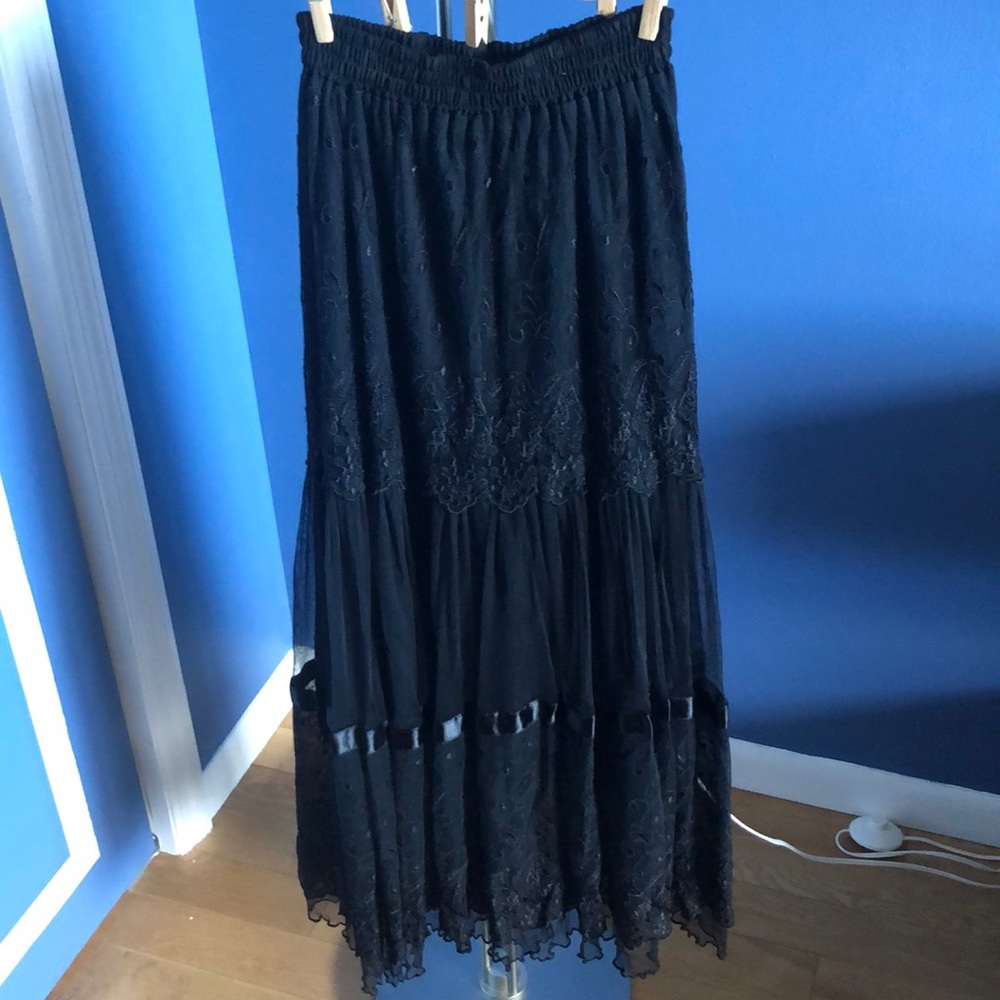 Black Lace Skirt